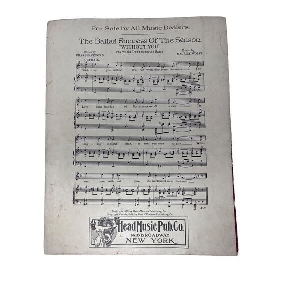 1911 That Railroad Rag Large Sheet Music Nat Vincent Ed Bimberg - Picture 6 of 8